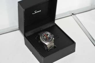 Thumbnail von Sinn 144 Ti Chronograph Titan Titanium Vintage Tritium