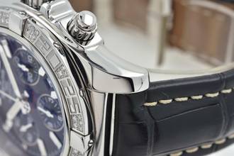 Thumbnail von Breitling Chronomat 44 B01 AB0110AA Chronograph Diamond Bezel