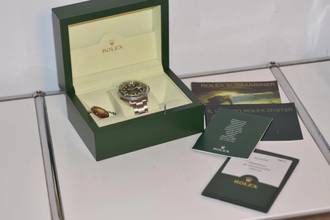 Thumbnail von Rolex Submariner Date 50th 16610LV Full Set LC170 Stickers Stickered