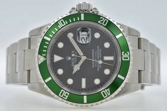 Thumbnail von Rolex Submariner Date 50th 16610LV Full Set LC170 Stickers Stickered