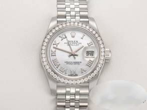 Thumbnail von Rolex Lady-Datejust 26 179384 Stahl Weissgold 750 Perlmutt Diamanten Automatik Stainless Steel 18kt White Gold Jubilé-band Chronometer Oyster Mop