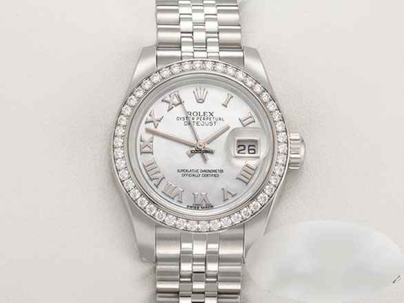 Rolex Lady-Datejust 26 179384 Stahl Weissgold 750 Perlmutt Diamanten Automatik Stainless Steel 18kt White Gold Jubilé-band Chronometer Oyster Mop 