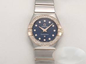 Thumbnail von Omega Constellation Edelstahl Rosegold 750 Diamanten 123.24.24.60.53.001 Steel 18kt Rose Gold Blue Dial