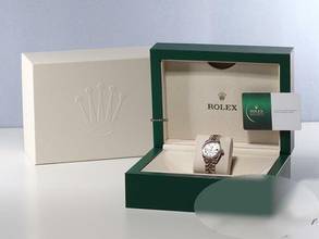 Thumbnail von Rolex Lady-Datejust 28 279135 Rbr Rosegold 750 Perlmutt Diamanten Automatik 18kt Rose Gold Jubilé-band Chronometer Oyster Mop