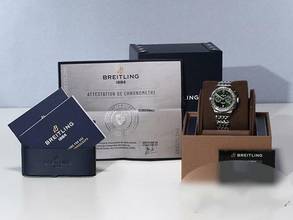 Thumbnail von Breitling for Bentley Premier B01 Chronograph 42 British Racing Green Edelstahl Ab0118 2019 Automatik Stahl Steel Green Dial