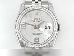 Thumbnail von Rolex Datejust 36 36mm 116244 2010 Lc100 Stahl Weissgold 750 Diamanten Automatik Stainless Steel 18kt White Gold Jubilé-band Chronometer Oyster