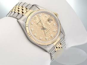 Thumbnail von Rolex Datejust 36 36mm 16233 2004 Stahl Gelbgold 750 Diamanten Automatik Stainless Steel 18kt Yellow Gold Jubilé-band Chronometer Oyster