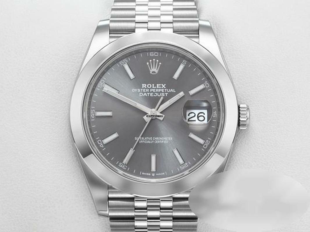 Rolex Datejust 41 41mm 126300 2024 Edelstahl Automatik Stahl