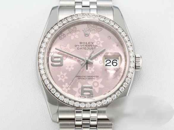  Rolex Datejust 36 36mm 116244 2009 Lc100 Stahl Weissgold 750 Diamanten Automatik Stainless Steel 18kt White Gold Jubilé-band Chronometer Oyster 