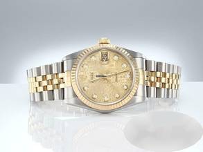 Thumbnail von Rolex Datejust 31 Stahl Gelbgold 750 Diamanten Automatik 18kt Yellow Gold Stahl Stainless Steel Jubilé-band Chronometer Oyster