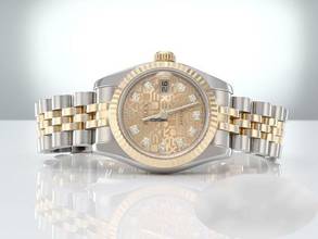 Thumbnail von Rolex Lady-Datejust 179173 2011 Stahl Gelbgold 750 Diamanten Automatik Stainless Steel 18kt Yellow Gold Jubilé-band Chronometer Oyster