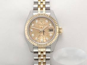 Thumbnail von Rolex Lady-Datejust 179173 2011 Stahl Gelbgold 750 Diamanten Automatik Stainless Steel 18kt Yellow Gold Jubilé-band Chronometer Oyster