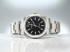 Thumbnail von Rolex Oyster Perpetual 39 39mm 114300 2018 Ungetragen Edelstahl Automatik Stahl Stainless Steel Black Dial Oyster-band Chronometer