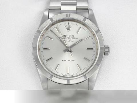  Rolex Air King 34mm Medium 14010m 2001 Edelstahl Automatik Stahl 