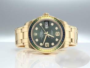 Thumbnail von Rolex Pearlmaster 39mm 86348 Sablv 2019 Gelbgold 750 Diamanten Saphire 18kt Yellow Gold