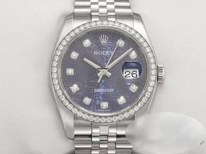 Thumbnail von Rolex Datejust 36 36mm 116244 2014 Stahl Weissgold 750 Diamanten Automatik
