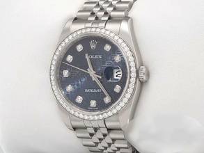 Thumbnail von Rolex Datejust 36 36mm 116244 2014 Stahl Weissgold 750 Diamanten Automatik