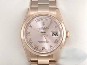 Thumbnail von Rolex Day-Date 36 36mm 118205 2000 Rosegold 750 Automatik Gold Damen Herren 18kt Rose Gold Oyster-band Chronometer