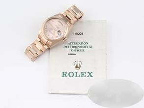Thumbnail von Rolex Day-Date 36 36mm 118205 2000 Rosegold 750 Automatik Gold Damen Herren 18kt Rose Gold Oyster-band Chronometer
