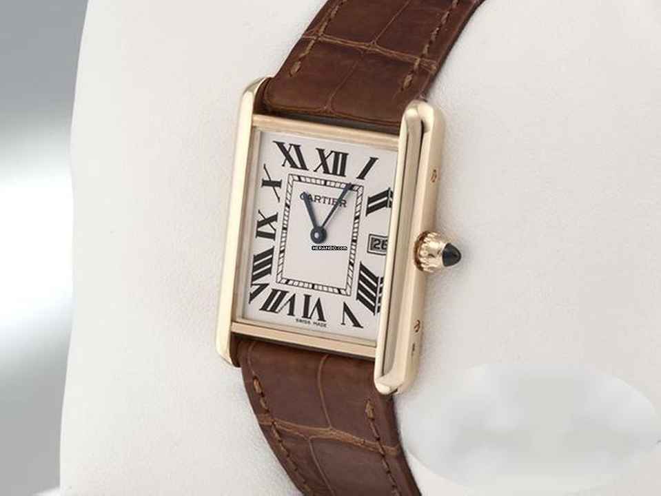  Cartier Tank Louis Cartier Großes Modell Gelbgold 750 2024 W1529756 Gold Damen Herren 