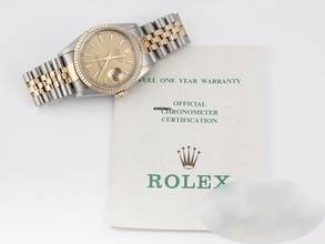 Thumbnail von Rolex Datejust 36 36mm 16233 1991 Edelstahl Gelbgold 750 Automatik Stainless Steel 18kt Yellow Gold Jubilé-band Chronometer Oyster