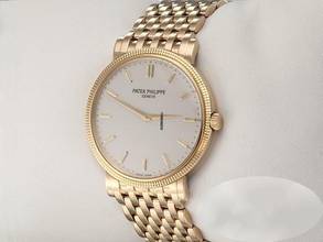 Thumbnail von Patek Philippe Calatrava 5120/1j-001 2005 Gelbgold 750 Automatik Gold