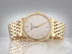 Thumbnail von Patek Philippe Calatrava 5120/1j-001 2005 Gelbgold 750 Automatik Gold