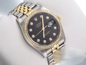 Thumbnail von Rolex Datejust 36 36mm 116243 2012 Stahl Gelbgold 750 Diamanten Automatik Gold