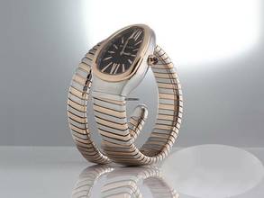 Thumbnail von Bulgari Serpenti Tubogas Edelstahl Rosegold 750 102123 2018 18kt Gold Damen Black Dial