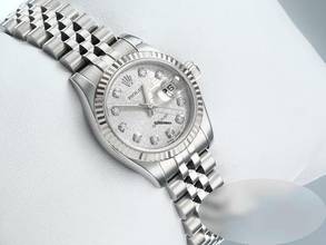 Thumbnail von Rolex Lady-Datejust Stahl Weissgold 750 179174 2010 Diamanten Automatik Gold