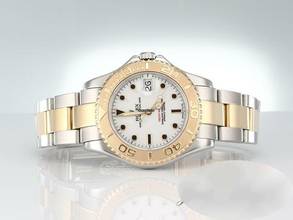 Thumbnail von Rolex Yacht-Master 35mm Edelstahl Gelbgold 750 Automatik Stainless Steel 18kt Yellow Gold Chronometer Oyster-band White Dial