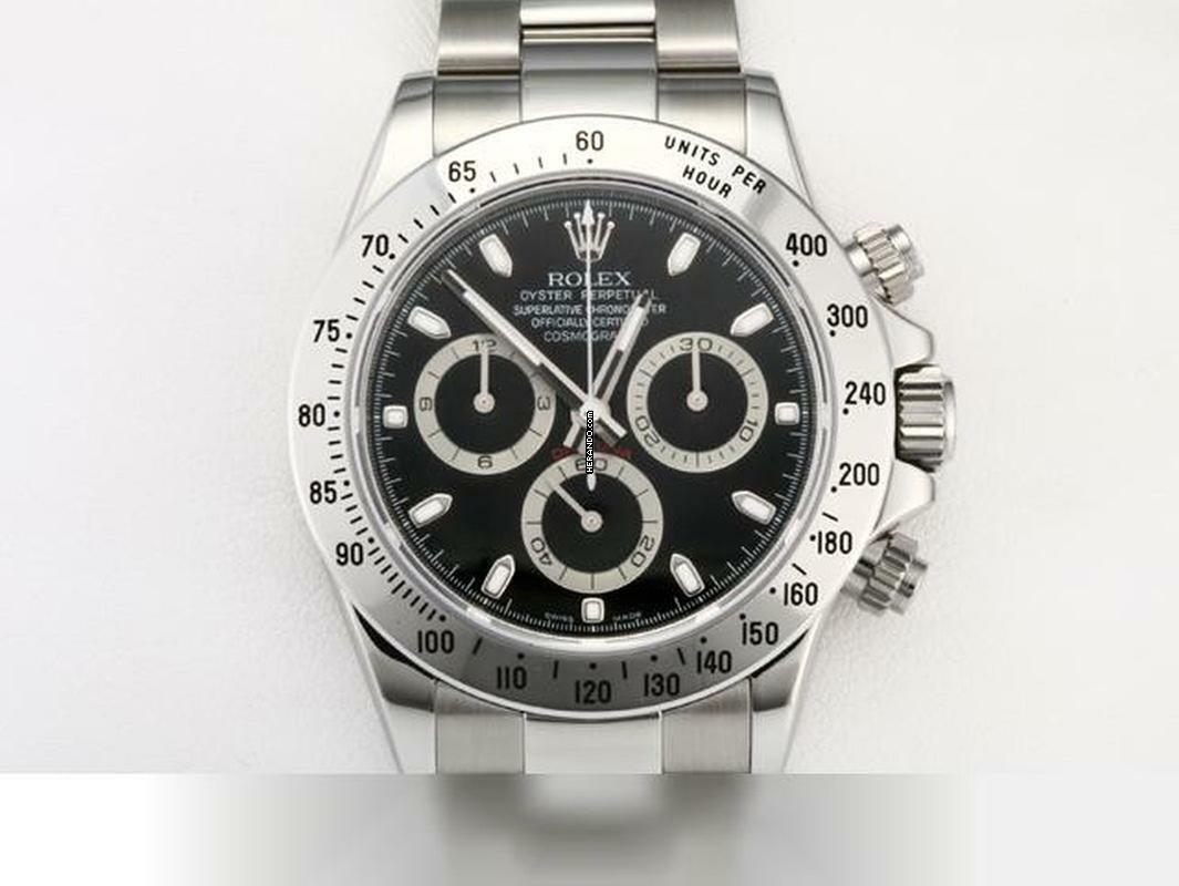  Rolex Daytona 116520 Edelstahl 2012 Chronograph Automatik Stahl Chrono 