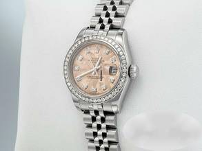 Thumbnail von Rolex Lady-Datejust 26 179384 2010 Stahl Weissgold 750 Diamanten Automatik Gold