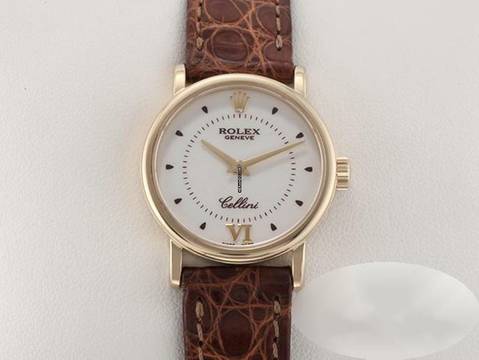  Rolex Cellini 6110 25mm Gelbgold 750 Rolex-revision: 2025 Gold Damen 