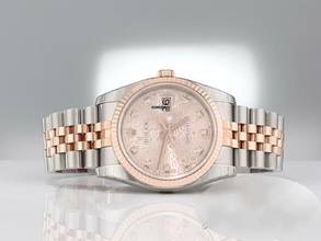 Thumbnail von Rolex Datejust 36 Mm 116231 2011 Stahl Rosegold 750 Diamanten
