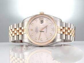 Thumbnail von Rolex Datejust 36 36mm 116231 2011 Stahl Rosegold 750 Diamanten