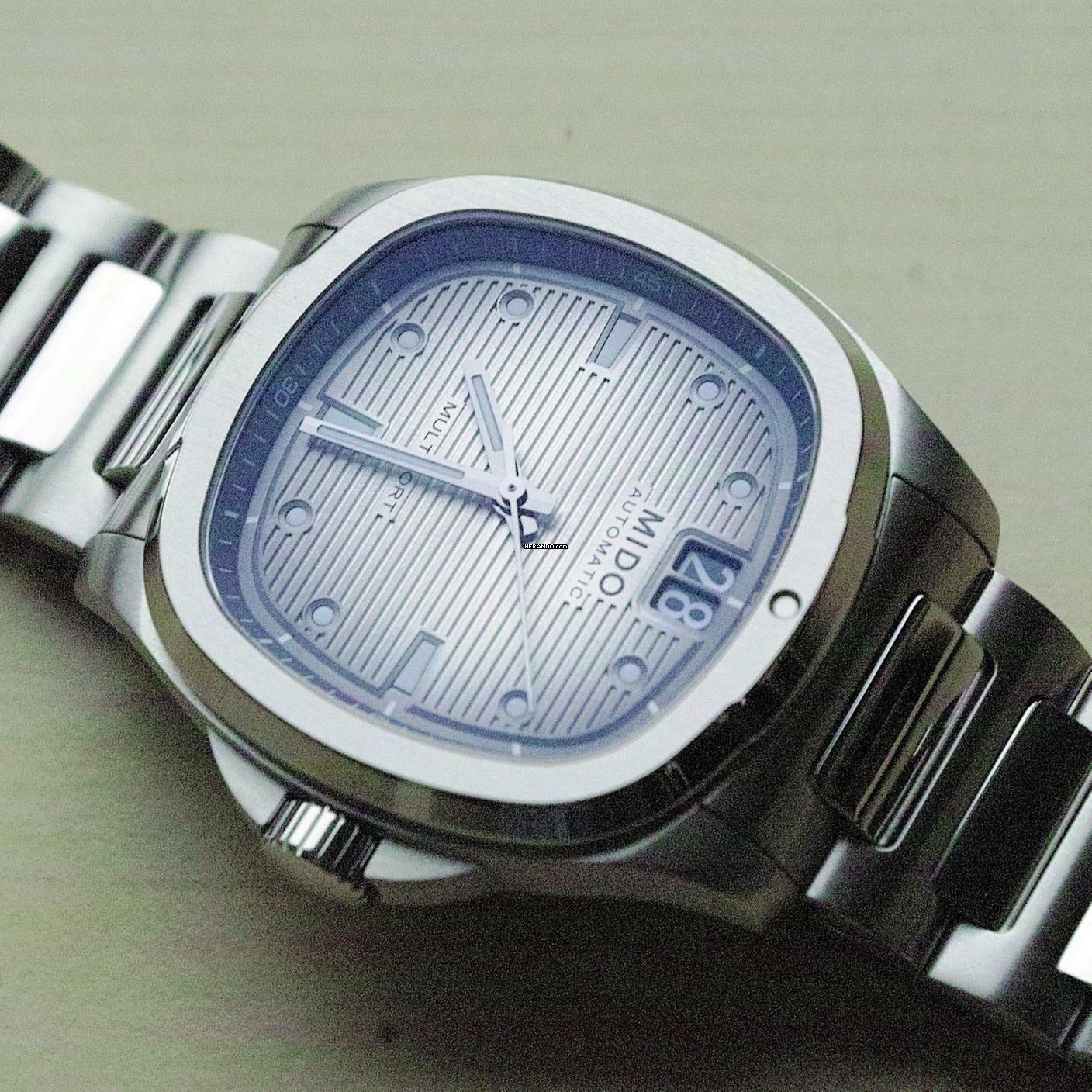 Thumbnail von Mido Multifort Tv Big Date Titanium NEW FULL SET