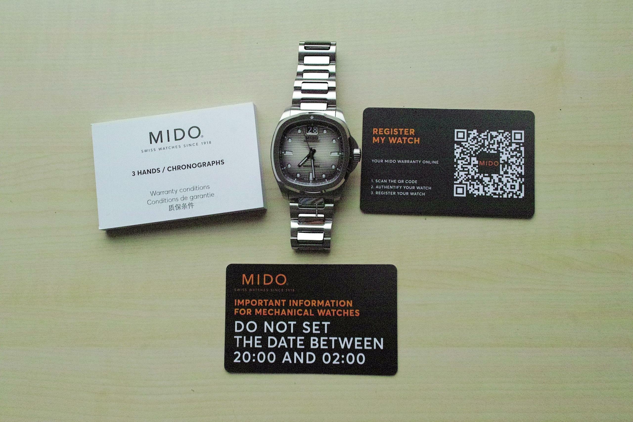 Thumbnail von Mido Multifort Tv Big Date Titanium NEW FULL SET