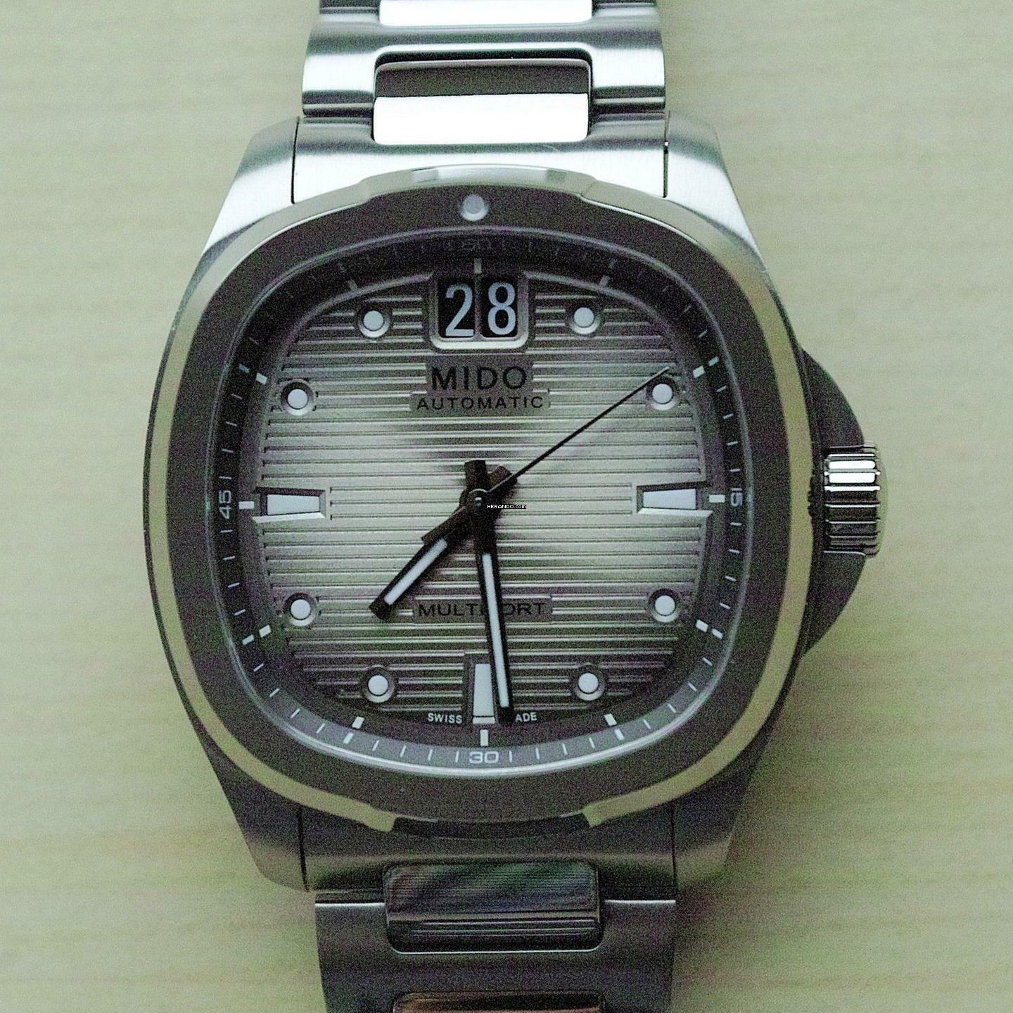 Thumbnail von Mido Multifort Tv Big Date Titanium NEW FULL SET