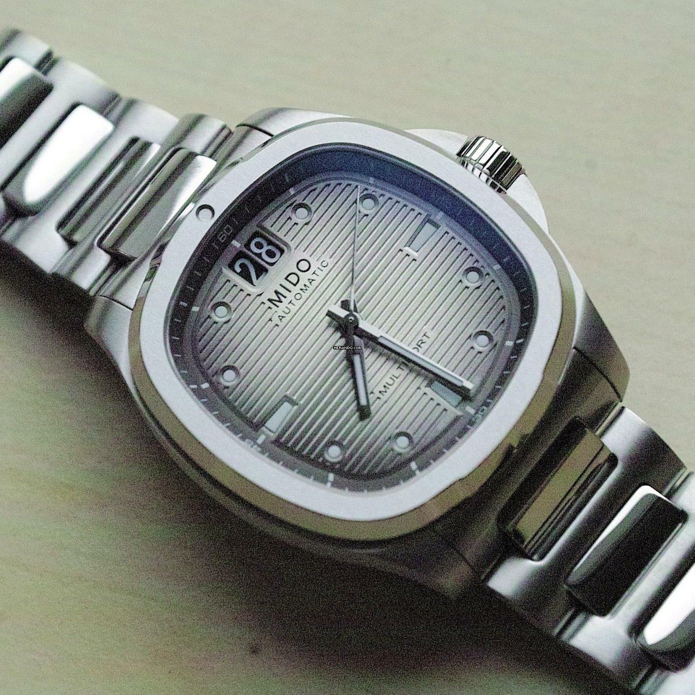 Thumbnail von Mido Multifort Tv Big Date Titanium NEW FULL SET