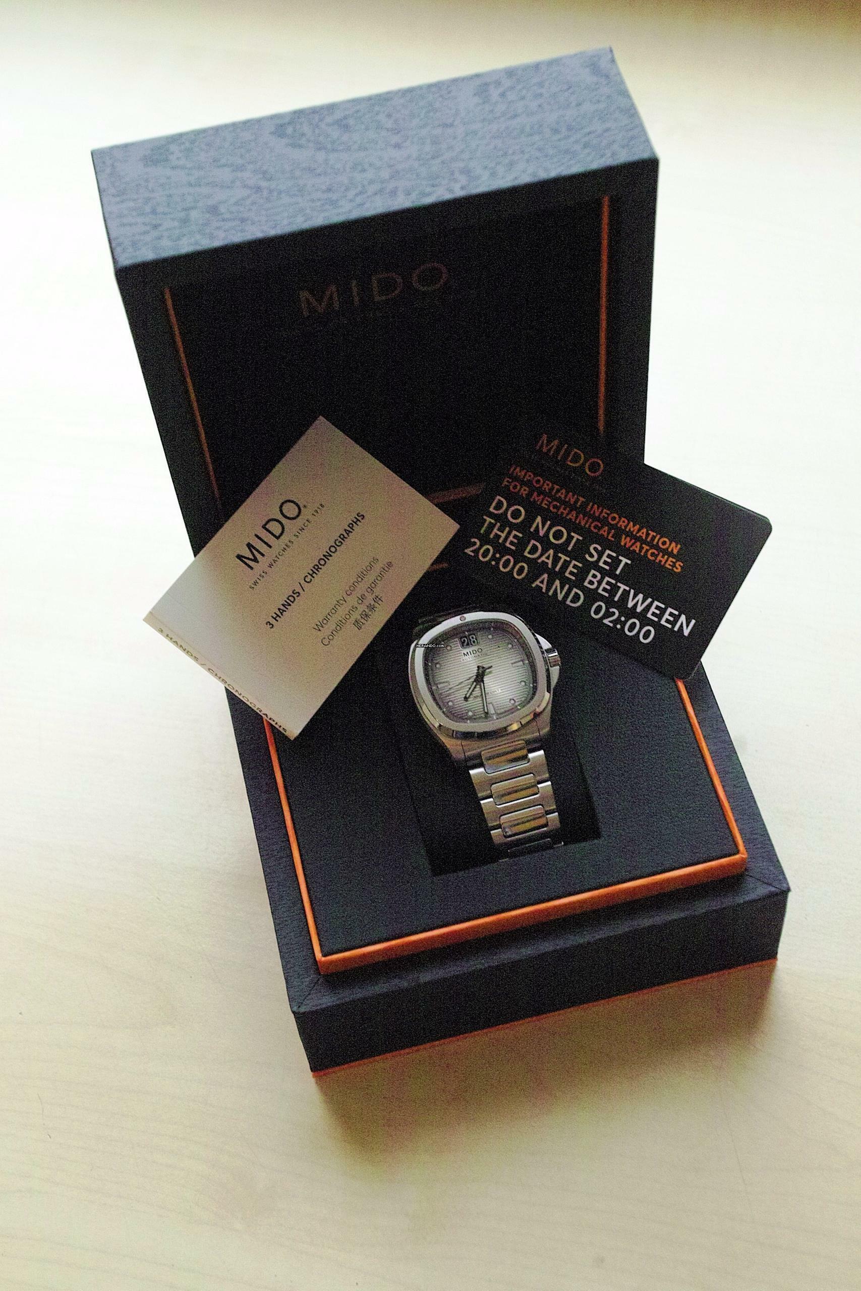 Thumbnail von Mido Multifort Tv Big Date Titanium NEW FULL SET