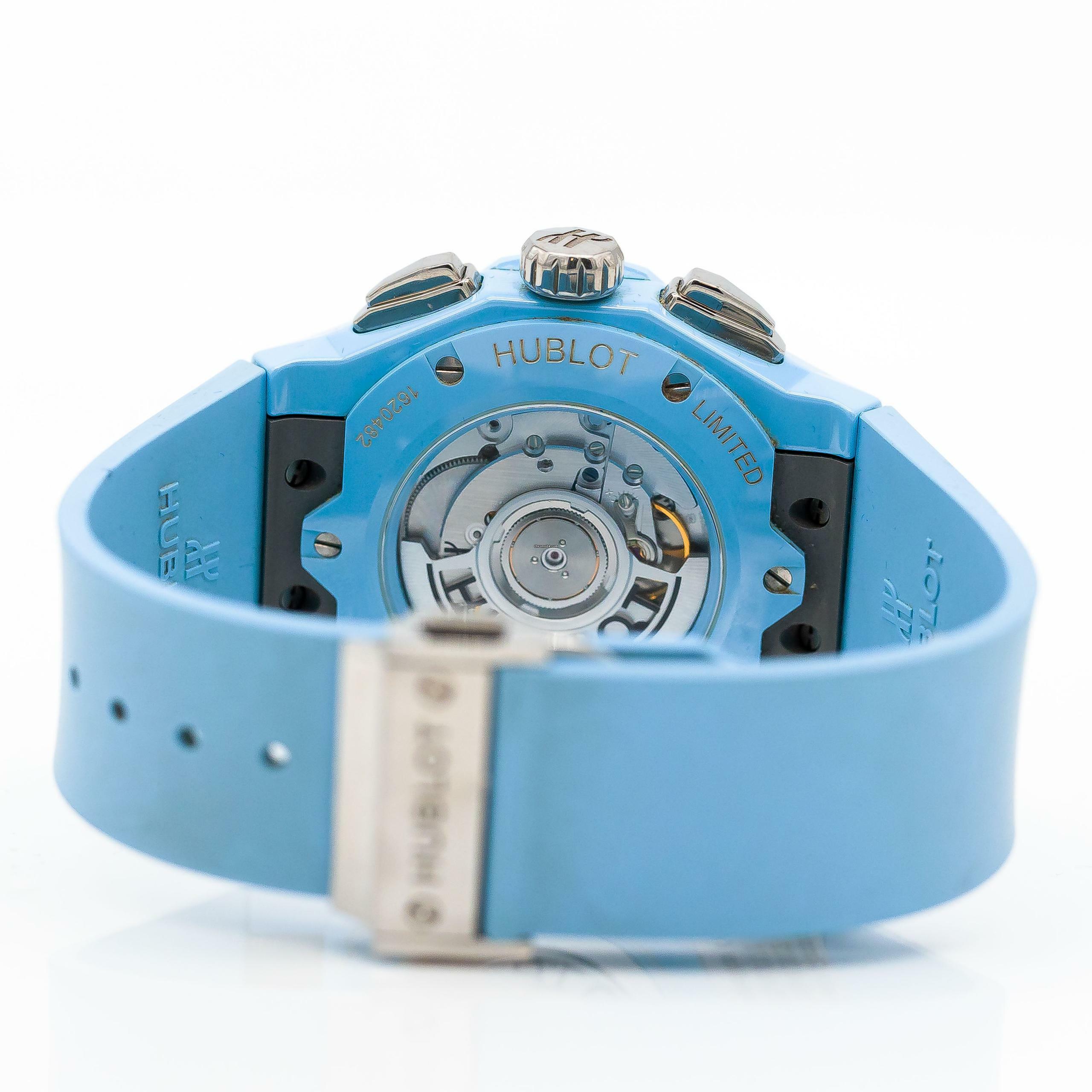 Thumbnail von Hublot Classic Fusion Aerofusion Chronograph Orlinski Sky Blue 45mm Full Set 2022