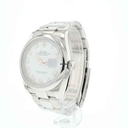  Rolex Datejust 36 White Roman Dial 