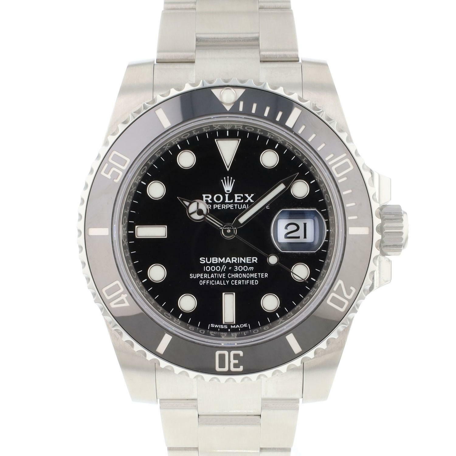  Rolex Submariner Date Black Ceramic 116610LN Service '24 
