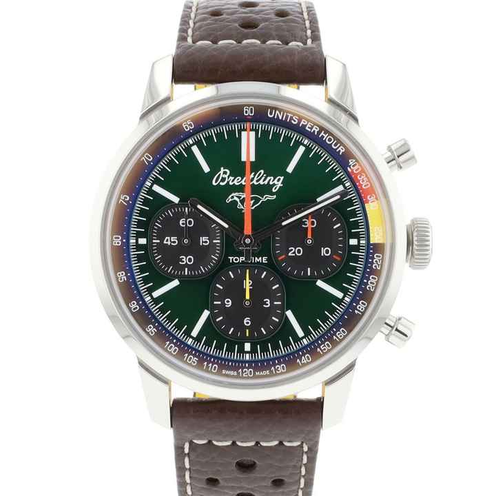  Breitling Top Time Chronograph Mustang Green Dial NEW 2024 