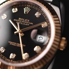 Thumbnail von Rolex Datejust 41 Steel / Gold Jubilee Fluted Black Diamond Dial Like NEW