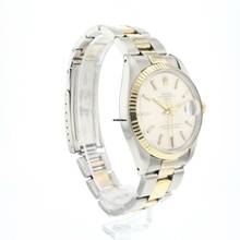 Thumbnail von Rolex Oyster Perpetual Date 34 Oyster Fluted Steel/Gold Silver Dial