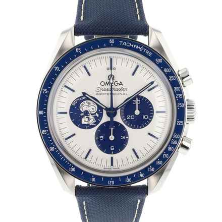  Omega Speedmaster Professional Moonwatch 'Silver Snoopy Award' 50th Anniversary NEW '24 