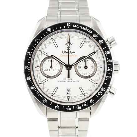  Omega Speedmaster Racing Steel White Dial 