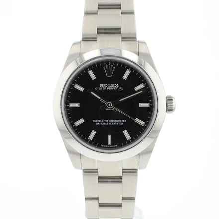  Rolex Oyster Perpetual 31 Black Dial 